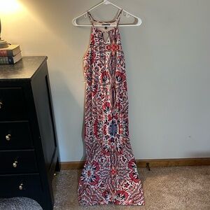Colorful Patterned Maxi Dress